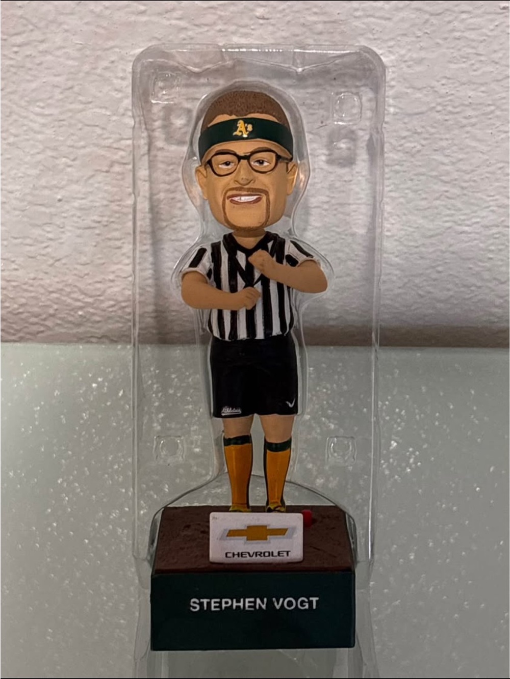Stephen Vogt Referee Oakland A's Collector Bobblehead